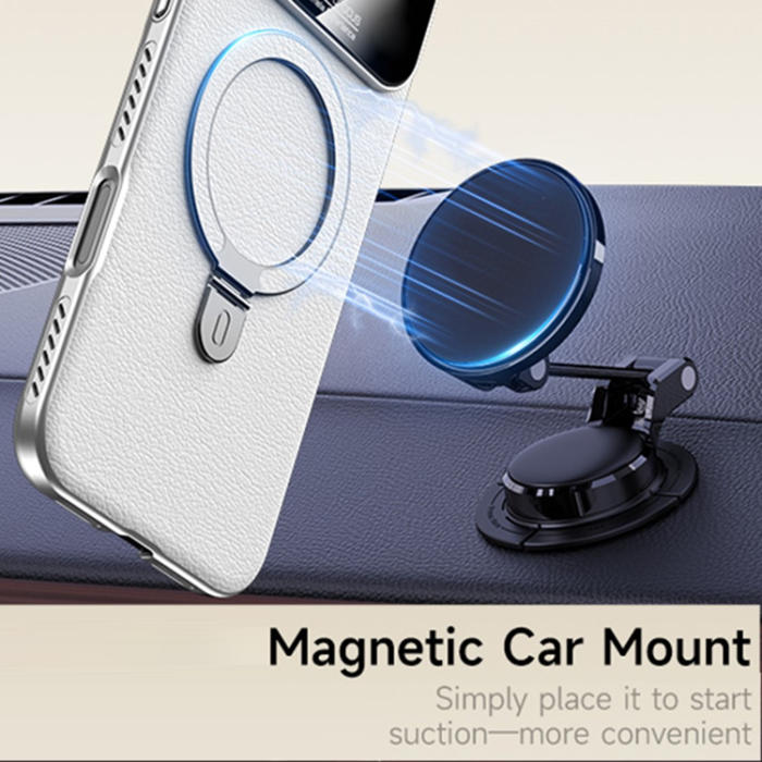 A-One Brand - iPhone 17 Mobilskal MagSafe Kickstand Electroplated Cooling