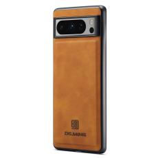 DG.MING - DG.MING Google Pixel 8 Pro Fodral KonstL&auml;der +PC+TPU Brun
