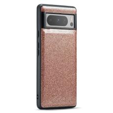 DG.MING - DG.MING Mobilskal till Google Pixel 8 Pro Glitter PU L&auml;der Guld