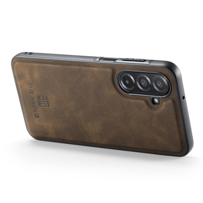 DG.MING - DG.MING Mobilskal till Samsung Galaxy A26 5G PU Läder Brun