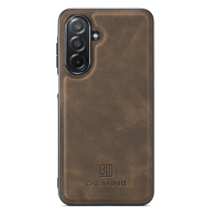 DG.MING - DG.MING Mobilskal till Samsung Galaxy A26 5G PU Läder Brun