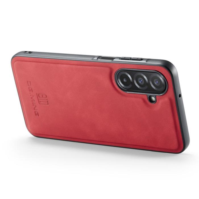DG.MING - DG.MING Mobilskal till Samsung Galaxy A26 5G PU Läder Röd
