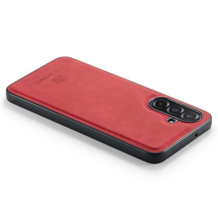 DG.MING - DG.MING Mobilskal till Samsung Galaxy A26 5G PU Läder Röd