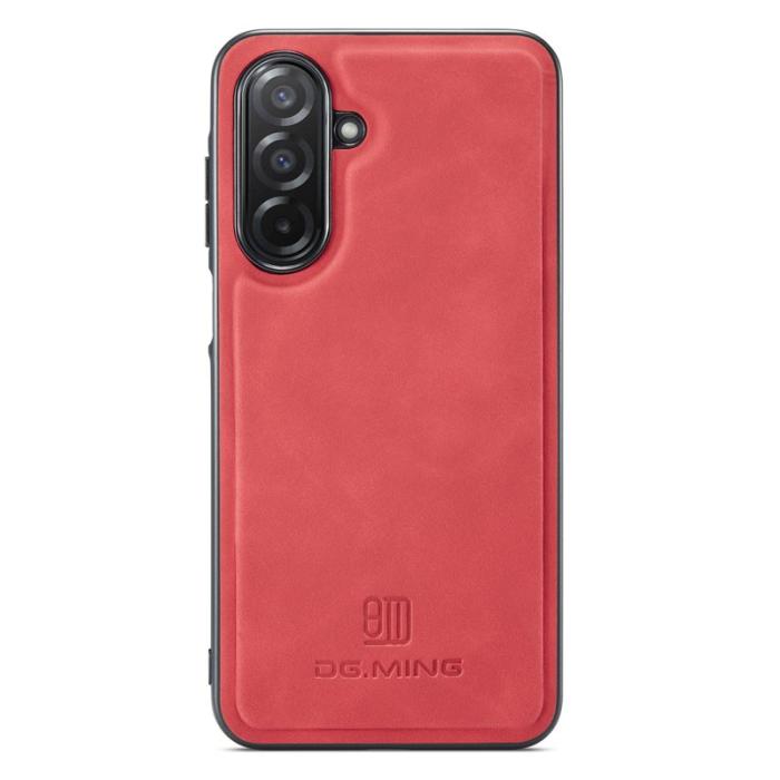 DG.MING - DG.MING Mobilskal till Samsung Galaxy A26 5G PU Läder Röd