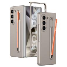 GKK - GKK Samsung Galaxy Z Fold6 Fodral - Ultra Tunna PC - Vit/Rosa