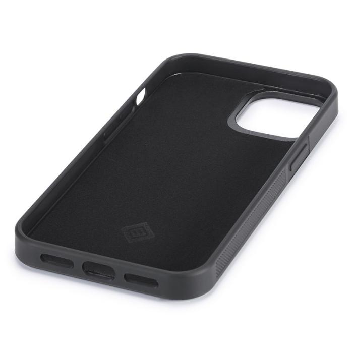 LC.imeeke - LC.IMEEKE iPhone 13 Fodral KonstLäder - Kolfibertextur - Svart