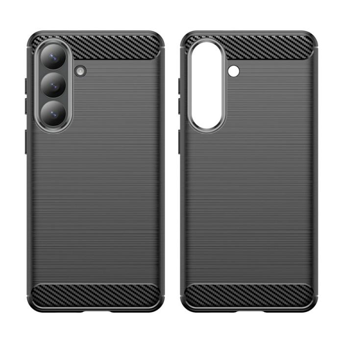OEM - Mobilskal till Samsung Galaxy S26 Plus Skyddande MobilSvarttextur - Svart