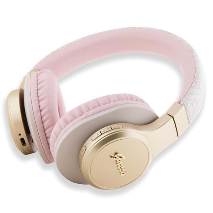Guess - Guess Bluetooth On-Ear Hörlurar Script - Rosa