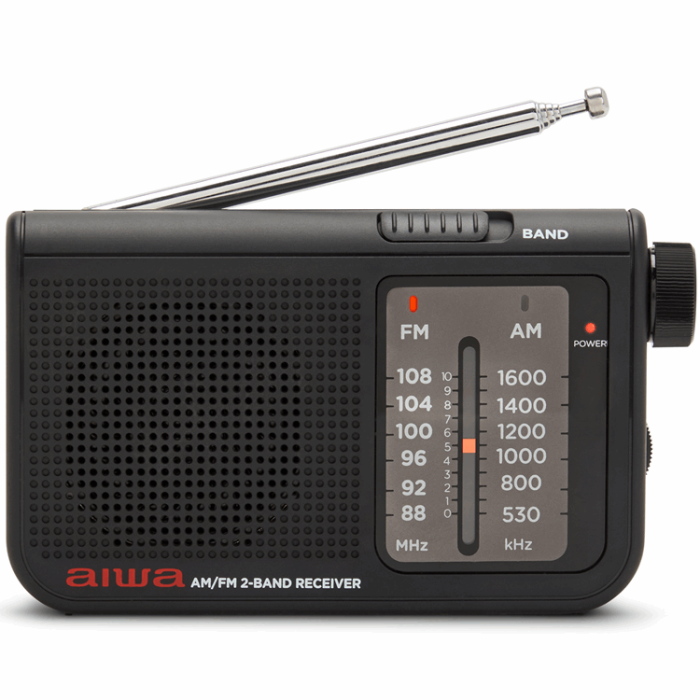 AIWA - AIWA Pocket Radio med FM/MW - Svart