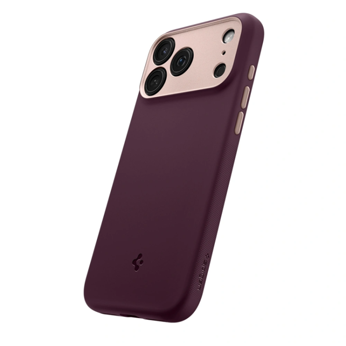 Spigen - Spigen iPhone 17 Pro Mobilskal Magsafe Nano Pop - Burgundy Bean