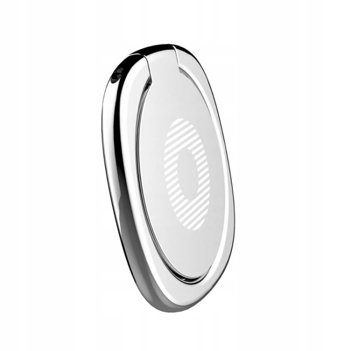 BASEUS - Baseus Privity Ringhållare/Ring med Stativfunktion - Silver