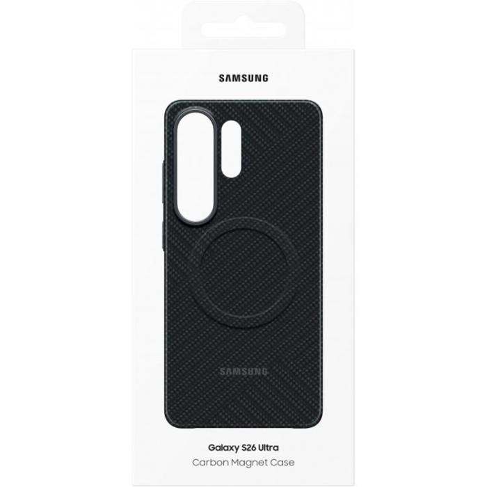 Samsung - Samsung Mobilskal För Galaxy S26 Ultra MagSafe Carbon Magnet - Svart