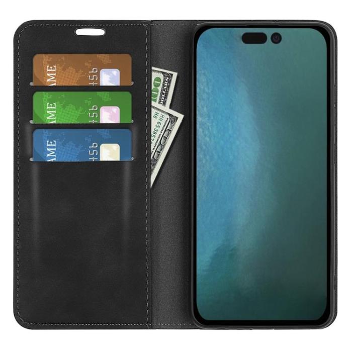 OEM - Folio iPhone 14 Plånboksfodral - Svart