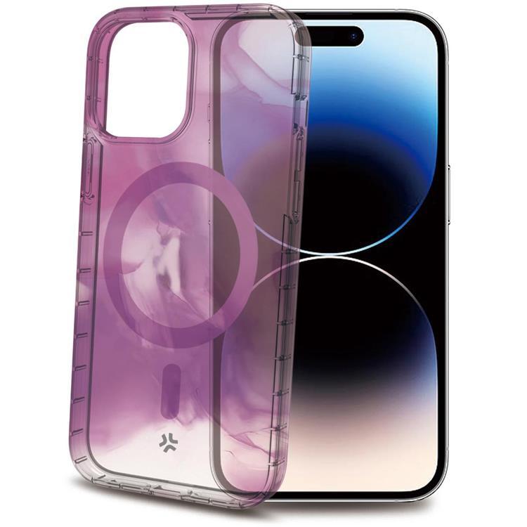 Celly iPhone 15 Pro Mobilskal Magsafe TPU - Lila | 2353 | AlltMobil
