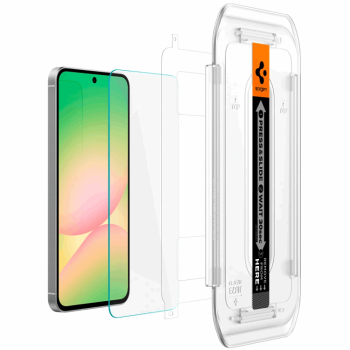 Spigen - [2-Pack] Spigen Galaxy A56 5G/S24 FE Härdat glas Skärmskydd EZ-Fit