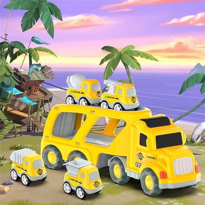 OEM - Barnlastbilar Leksaker Friktionsdrivna Minibilar för Barn (Ålder 1+) - Gul