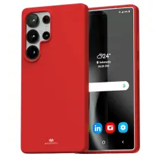 Mercury - Mercury Mobilskal till Galaxy S25 Ultra Soft - R&ouml;d