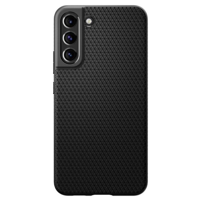 Spigen - Spigen Liquid Air Skal Galaxy S22 - Matte Svart