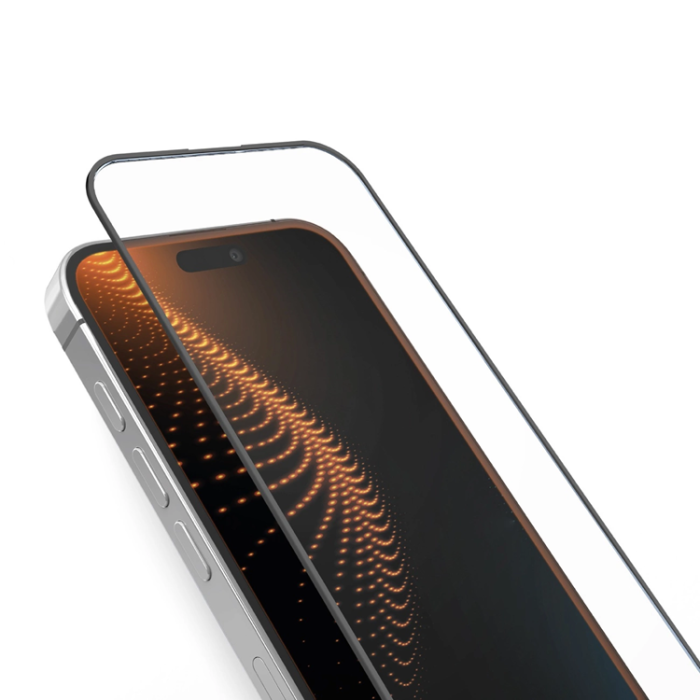 SBS - SBS iPhone 14 Pro Härdat Glas Skärmskydd D30 - Svart