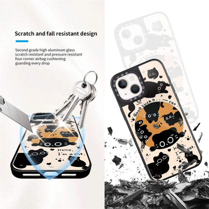 A-One Brand - iPhone 15 Mobilskal MagSafe Aluminium Silikon