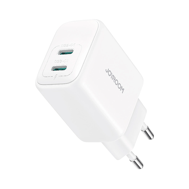 Joyroom Snabbladdare 20W 2xUSB-C PD QC 3.0 - Vit | 505295 | AlltMobil