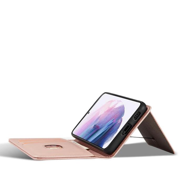 OEM - Galaxy S22 Plus Plånboksfodral Magnet Stand - Rosa