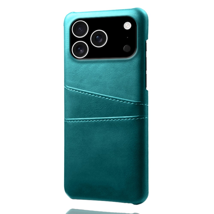 A-One Brand - iPhone 17 Pro Max Mobilskal Korthållare Dual - Grön