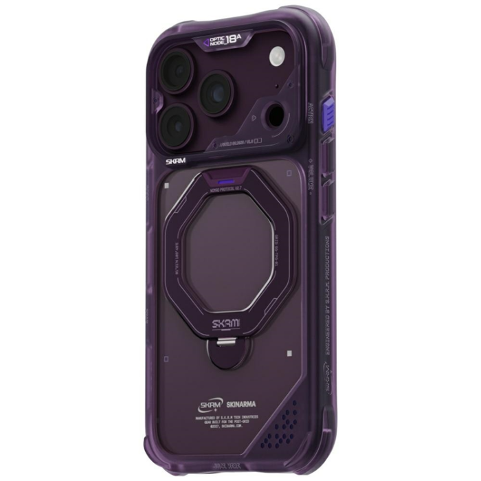 Skinarma - Skinarma Mobilskal För iPhone 18 Pro/17 Pro Magsafe Saturn - Burgundy