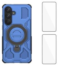 WANLONFENG - WANLONFENG Samsung Galaxy S26 Skal PC TPU KJ Serie - Bl&aring;