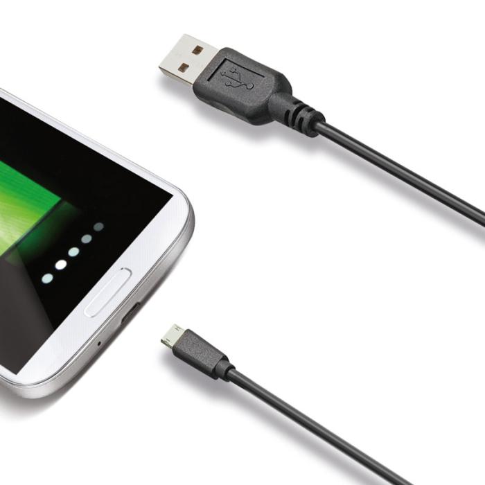 UTGATT5 - Celly Vändbar USB-A > MicroUSB-kabel