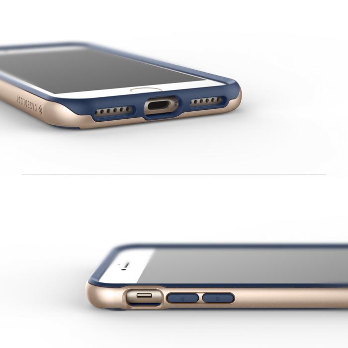 Caseology - Caseology Envoy Äkta Läder Skal iPhone 7 Plus - Blå
