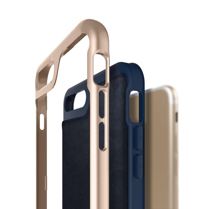 Caseology - Caseology Envoy Äkta Läder Skal iPhone 7 Plus - Blå