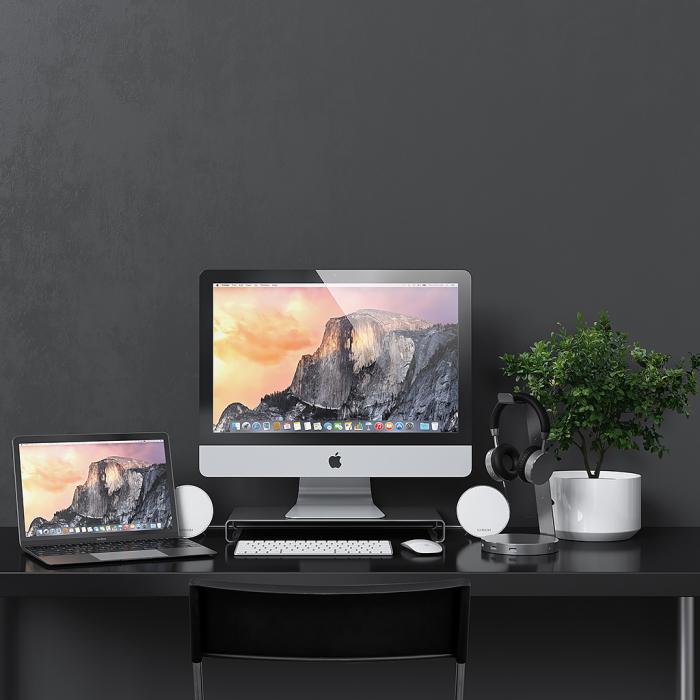 Satechi - Satechi Aluminum Slim Monitor Stand - Space grey