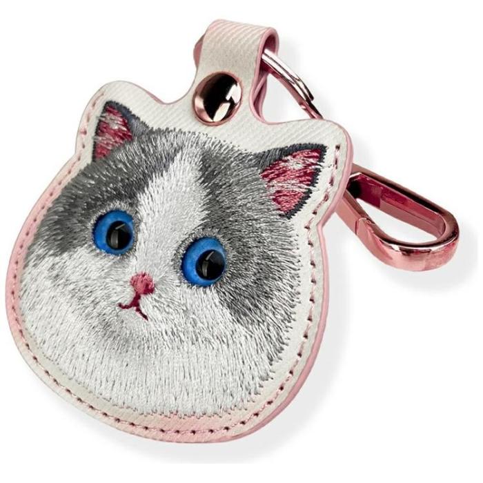 NIMMY - Nimmy AirTag Skal Big Eyed Pet 2.0 Cat - Rosa