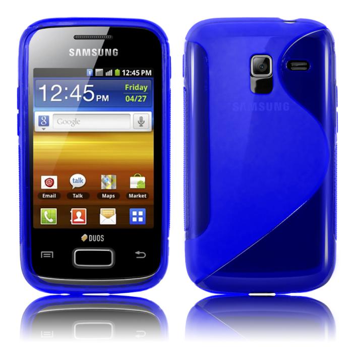 UTGATT5 - FlexiCase Skal till Samsung Galaxy Ace 2 i8160 - (Blå)