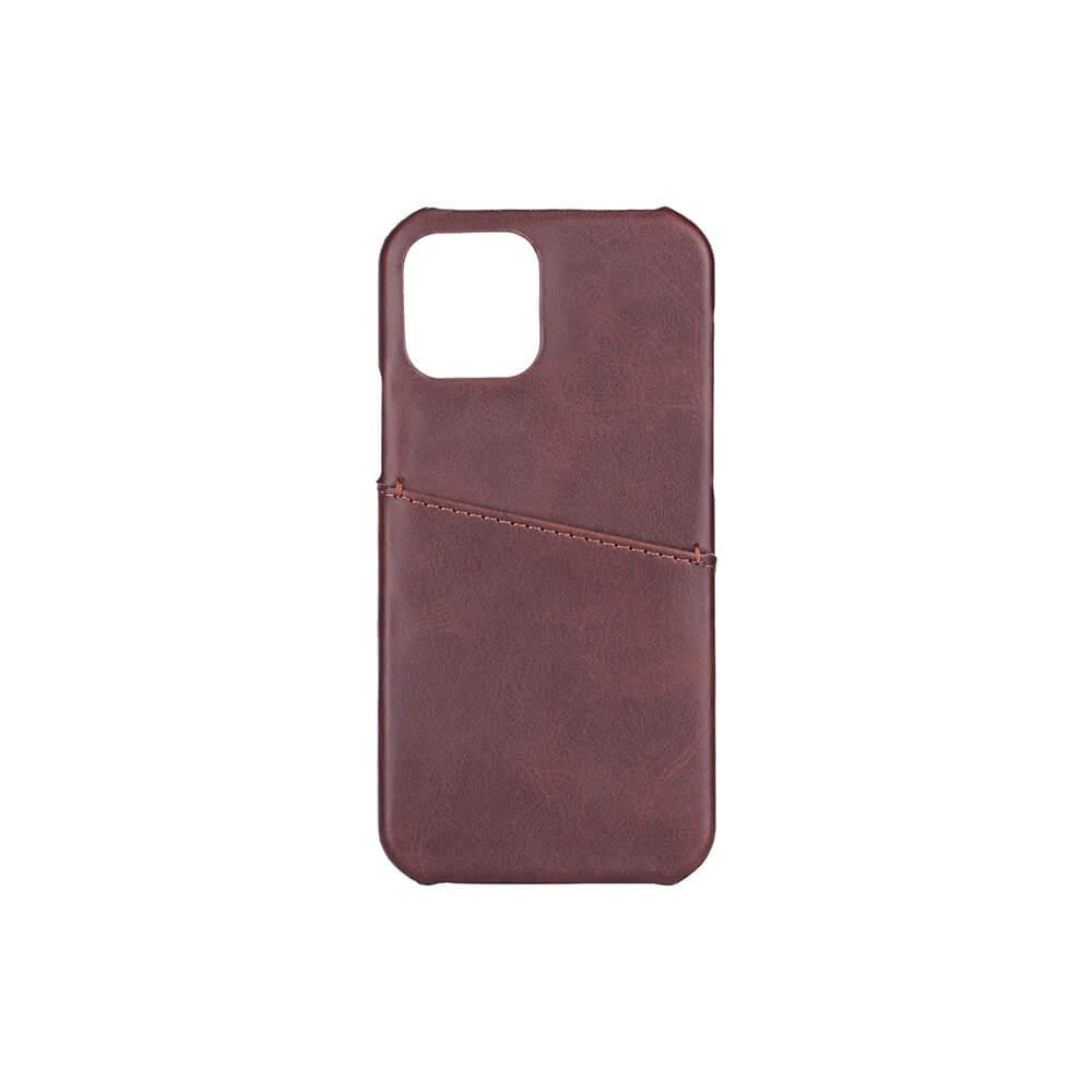 Onsala Mobilskal Brun med Kortfack iPhone 12 & 12 Pro | 2353 | AlltMobil