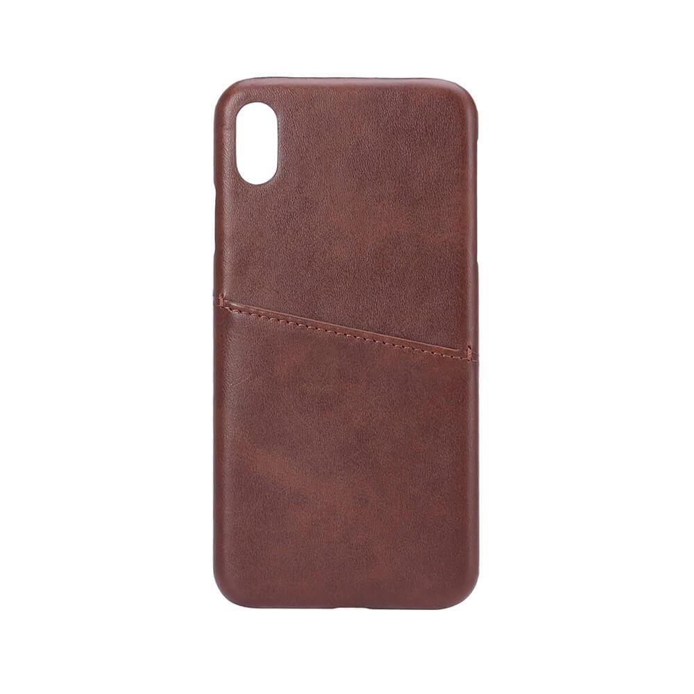ONSALA Mobilskal Brun med Kortfack iPhone X/XS Max | 2353 | AlltMobil