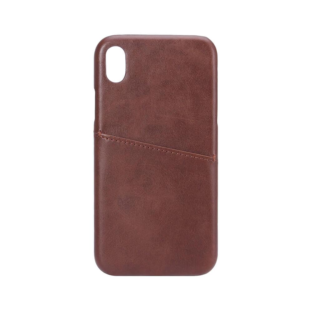 ONSALA Mobilskal Brun med Kortfack iPhone XR | 2353 | AlltMobil