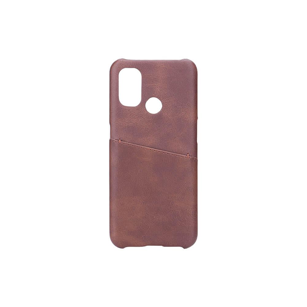 ONSALA Mobilskal Brun med Kortfack Oneplus Nord N100 | 2353 | AlltMobil