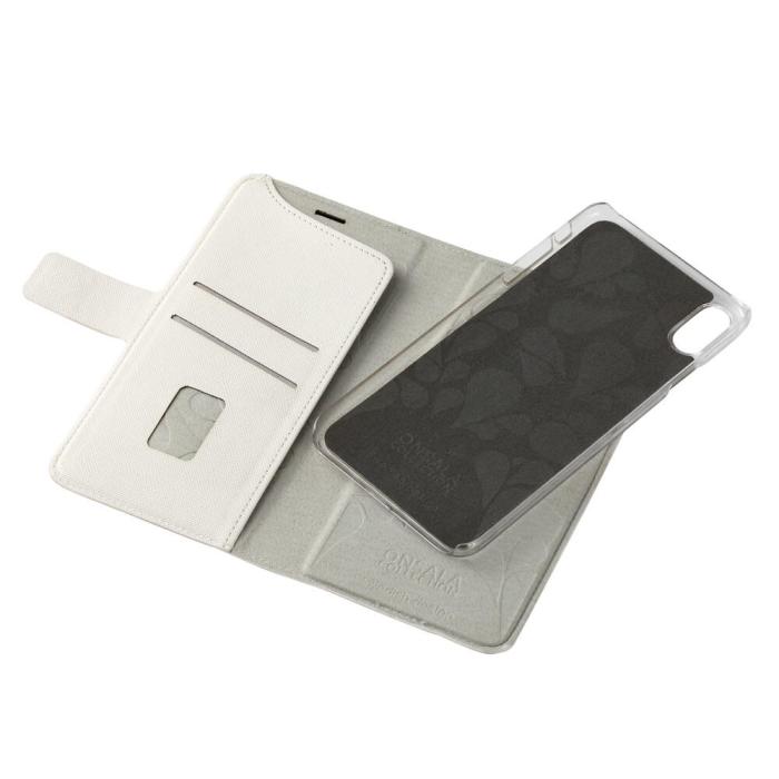 Onsala - ONSALA Mobilfodral Saffiano White iPhone Xs Max