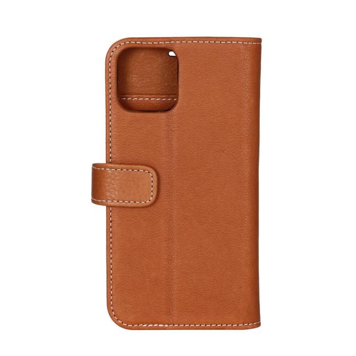 Onsala - Onsala MobilPlånboksfodral Äkta Läder iPhone 12 & 12 Pro - Brun