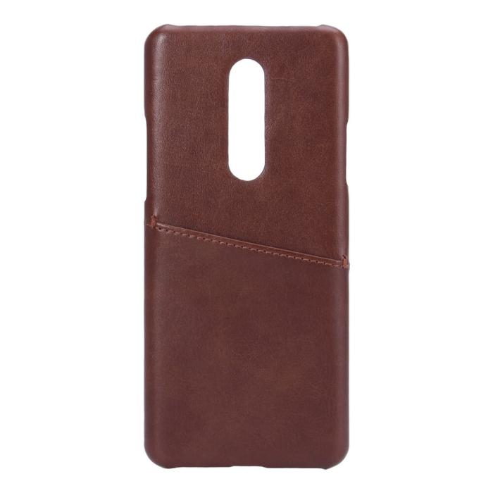 Onsala - ONSALA Mobilskal Brun med Kortfack Oneplus 8