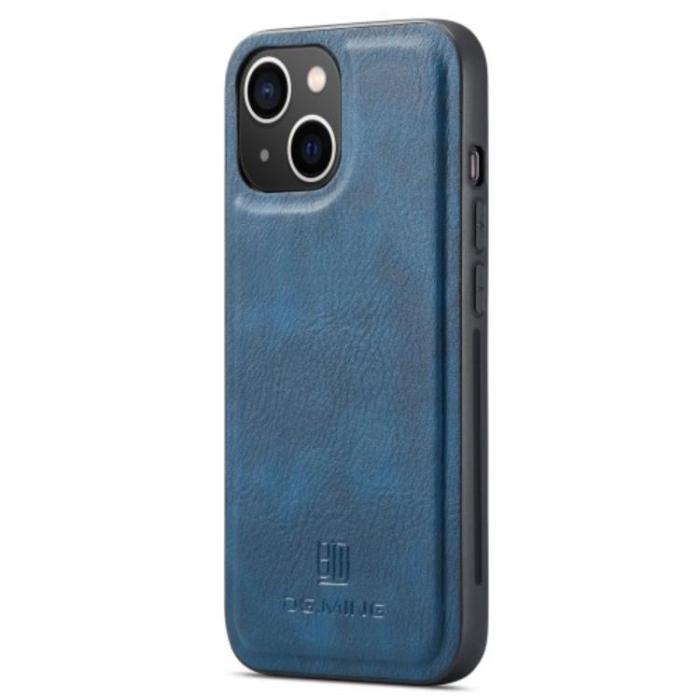 DG.MING - DG.MING iPhone 14 Plus Plånboksfodral Split Detachable Flip - Blå