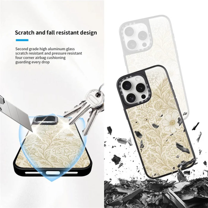 A-One Brand - iPhone 15 Pro Mobilskal MagSafe Aluminium Silikon