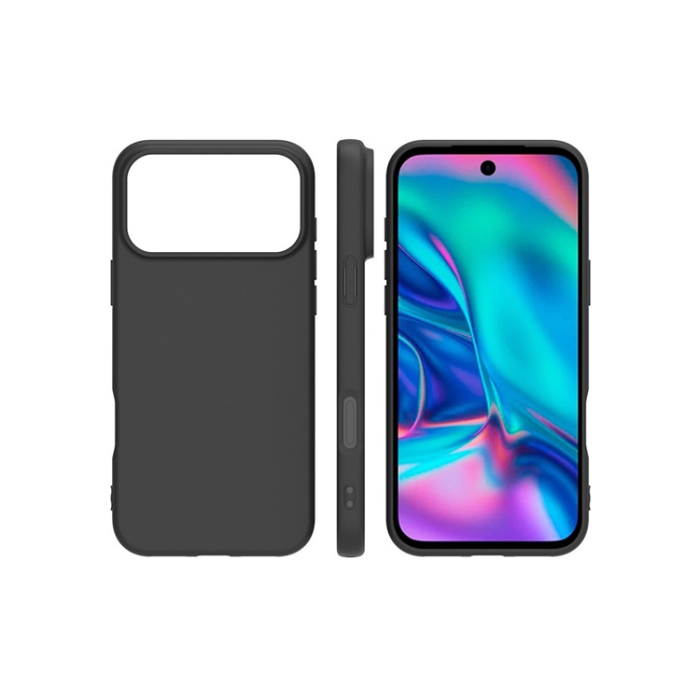 A-One Brand - iPhone 17 Pro Mobilskal Soft Matte - Svart