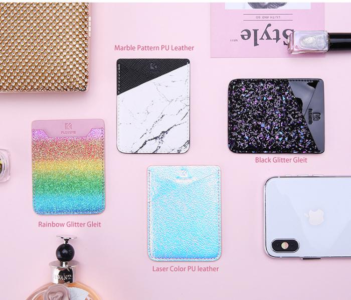 Floveme - Floveme Korthållare för smartphones - Glittery Rainbow
