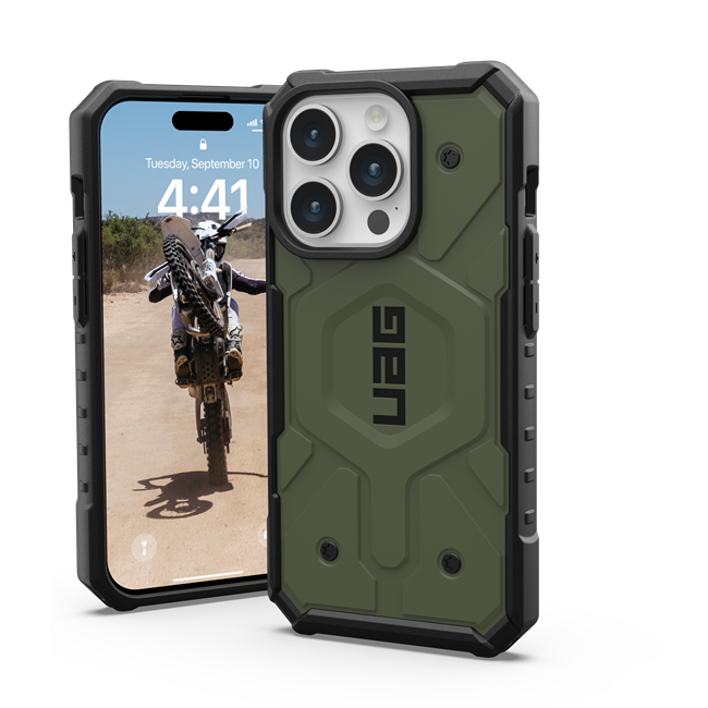UAG iPhone 15 Pro Mobilskal Magsafe Pathfinder - Olive Drab | 2353 | AlltMobil