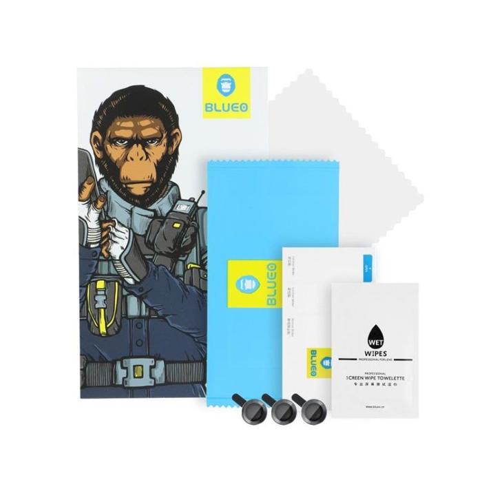 BlueO - BlueO Galaxy S25 Plus/S24 Plus Kameralinsskydd Härdat Glas Mr. Monkey Armor