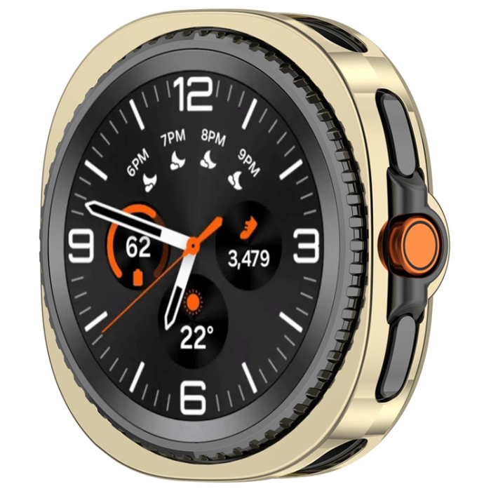A-One Brand - Galaxy Watch 8 Classic (46mm) Skal TPU Electroplating - Ljusguld
