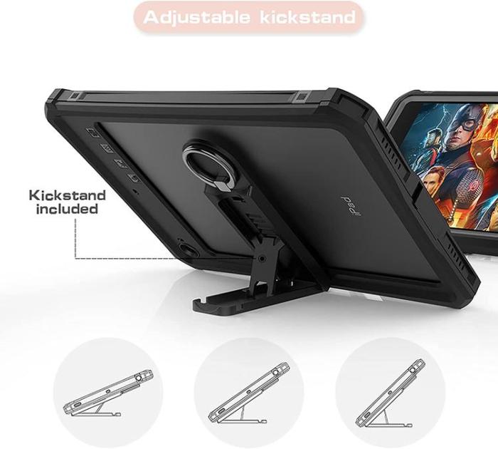 A-One Brand - iPad Mini 6 (2021) Skal SHELLBOX IP68 Vattentät - Svart